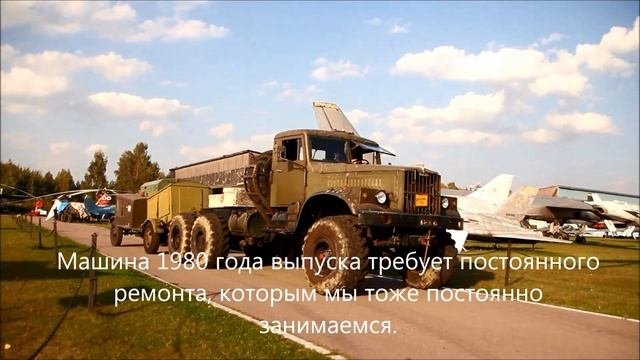 Буксировка КрАЗом техники в 7 ангар. Субботник 22.09.2018