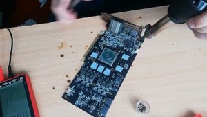 RX590 8GB sic632 mosfet repair