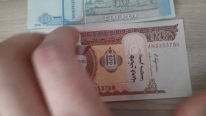 Монгольские тугрики 1 - 1000