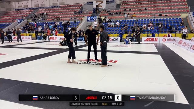[DAY 1 - GI – Mat 8] ACB JJ SOUTH RUSSIAN OPEN CHAMPIONSHIP GI & NO-GI 2023 смотреть онлайн