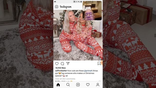 Saffron Barker - How Cute Are These Christmas Pjs - Dtmp Drama Alert