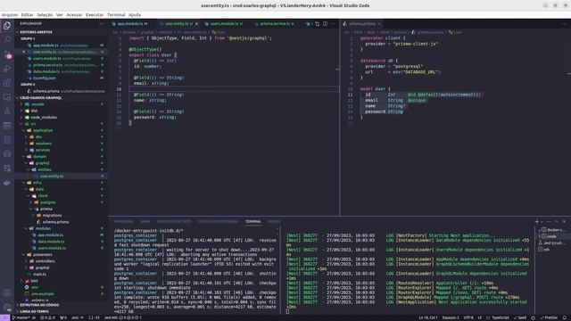 Criando um segundo CRUD com NestJs, GraphQL, Prisma ORM e Postgres ??? смотреть онлайн