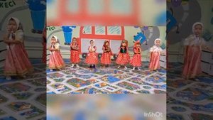 Мы матрёшки вот такие крошки. Детский сад Алмажан +