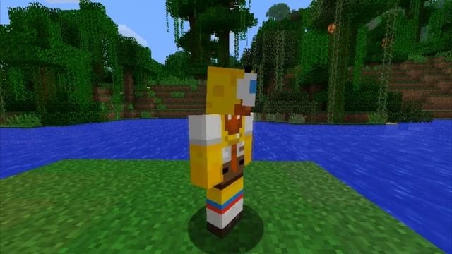 Minecraft Skins Cartoon Minecraft Skins Spongebob Squarepants смотреть онлайн