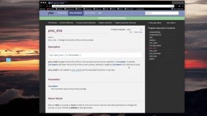 program execution functions in php (part 16 - proc_nice)