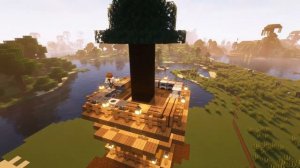 Домик на дереве в Майнкрафте