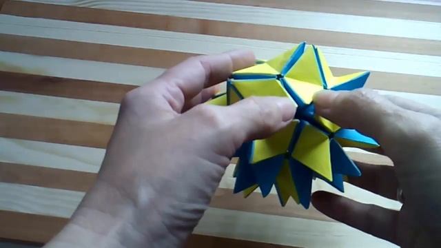 Классный шар из бумаги, с которым интересно играть. Кусудама Раскрывающийся Цветок