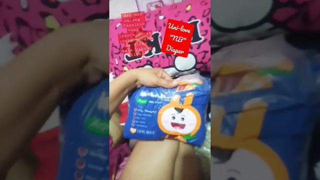 flex ko lng yung uni-love diaper na nabili ko sa shoppe..?sobrang sulit sa sale..