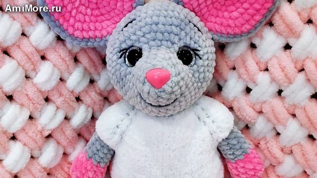 Амигуруми: схема Мышка Мышуля. Игрушки вязаные крючком - Free Crochet Patterns.