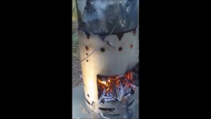 "Моя печка для походов"