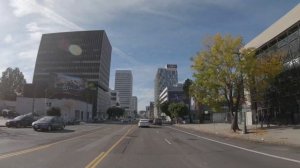 Wilshire Blvd (ft. Golden Globe Award street closure)- Los Angeles - 4K Los Angeles