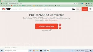 PDF To Editable Word Converter Online Free  | PDF Convert To Word Document - I Love PDF