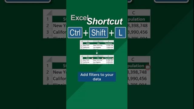 Shortcuts in #excel