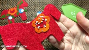 Шью игрушку из фетра. "Красный конь" от РИОЛИС. Импульсный проект