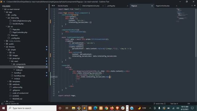 SilverStripe with React Episode 4 - Looping Through Social Icons