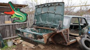 Капот аллигатор (Крокодил) на ЖИГУЛИ классику. Установка петель и газовых упоров на ВАЗ. Часть 12.