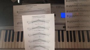 Урок IV. Гамма, арпеджио и аккорды в ДО МАЖОР.