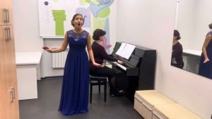 Калтыкова Вероника. Ц. Кюи, слова Л. Модзалевского «Вечерняя заря»