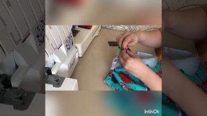 МК пошив детской футболки с обработкой низа на оверлоке вместо распошивальной машины. Часть 1