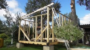 Каркасный сарай своими руками. Часть 3.Стропильная система.