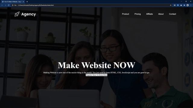 How To Make A Website With Sliding Text Using HTML And CSS Step By Step