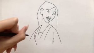 Как нарисовать Мулан