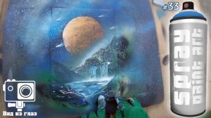 Spray Paint Art #33 - Картина за 10 мин | The artist created a beautiful picture in 10 minutes