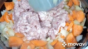 @ВКУСНАЯ, ГРЕЧКА С ФАРШЕМ.#Валентинакороль#гречка#фарш.