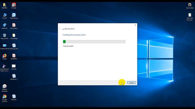 How to make Windows 10 USB Recovery Disk in Hindi. смотреть онлайн