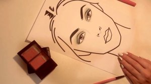 АСМР Макияж на бумаге. Близкий липкий шёпот. ASMR whisper..mp4