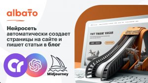 Автоматическая генерация страниц и SEO статей в блоге с помощью GPT-3/ChatGPT, Midjourney и Creatium