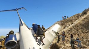 GTA 5 Моды: Карта - КРУШЕНИЕ САМОЛЕТА НА ЧИЛИАД