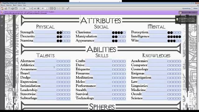 Mage: The Ascension (pt2) Character Creation! Getting there смотреть онлайн