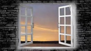 открытое окно