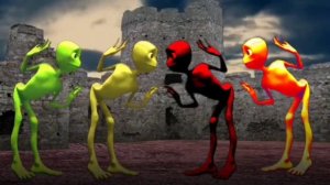 Alien dance Vs Funny alien Vs Dame tu cosita Vs Funny alien dance Vs Dance {Official Video}