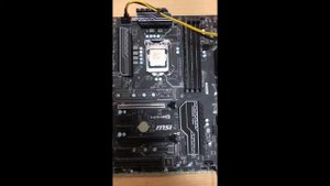 Запуск процессора i5-8400 на материнской плате MSI b250 PC MATE