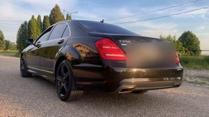 Mercedes S550 AMG 5.5 V8 388 HP brutal sound exhaust.