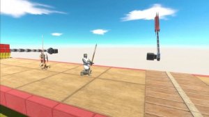 Jump Over Dangerous Spiky Triple Saw - Animal Revolt Battle Simulator
