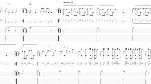 Metallica Anesthesia Pulling Teeth Tablature For On Screen Guitar