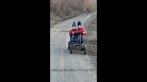 Самодельная детская бензиновая машинка
