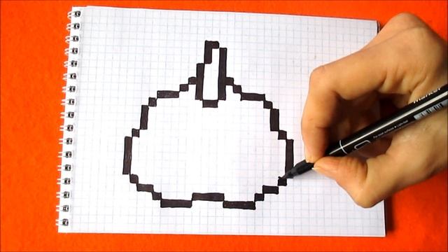 Милое Облачко Единорог с Сердечком по клеточкам Медленно How to Draw Cloud Unicorn Pixel Art смотреть онлайн