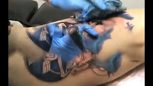 Realistic tattoo, Lemmy Motorhead part 1. смотреть онлайн