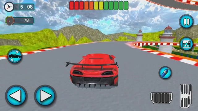 Speed Car|GT Stunt 3D: Jump Over the Sea - Android-GamePlay смотреть онлайн