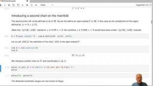 Manifolds in Sage, 1. Getting Started