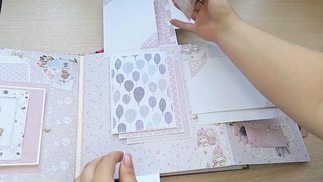 Скрапбукинг.Альбом ручной работы 25_25 см.Scrapbook Album Tutorial.mp4 смотреть онлайн