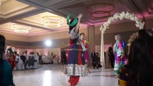 Afghan and Palestinian Wedding Attan Performance