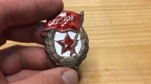 Знак Гвардия - реставрация горячей эмали