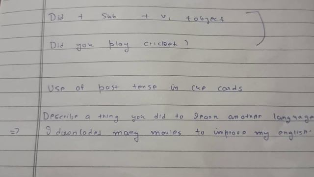 Grammar for IELTS | Use of past tense  | Score 7.5 band in IELTS |