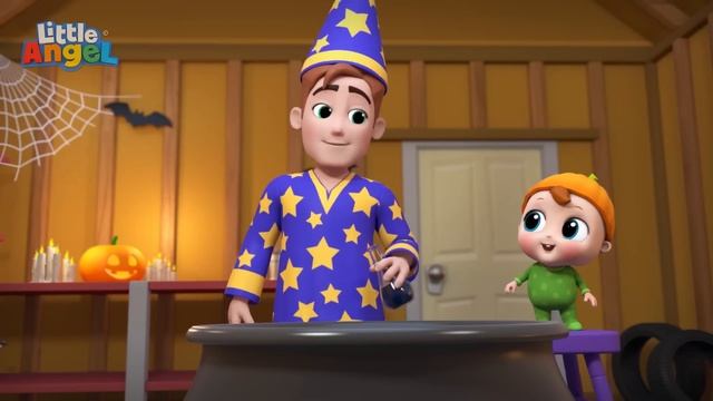 La Nuit d'Halloween | Comptines avec Bébé Louis | Little Angel Français смотреть онлайн