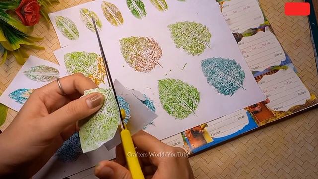DIY Leaf Washi Stickers Tape ? How to make Washi tapes at home ? #craftersworld #journal #washitape смотреть онлайн